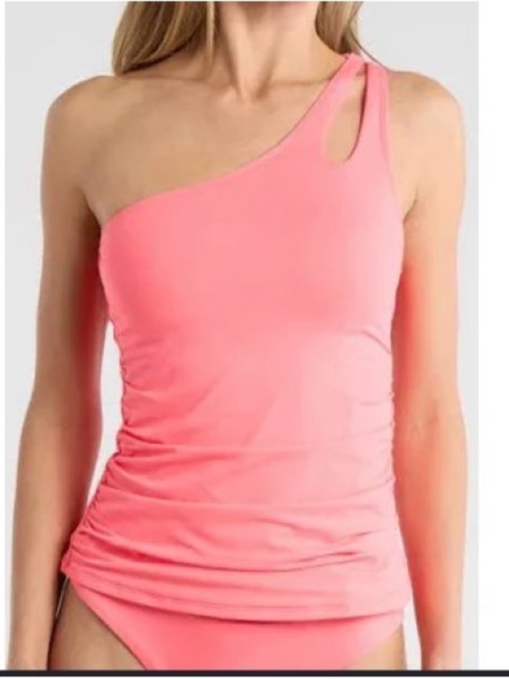 La Blanca Hot Pink Tankini Top & Bikini Bottom Set